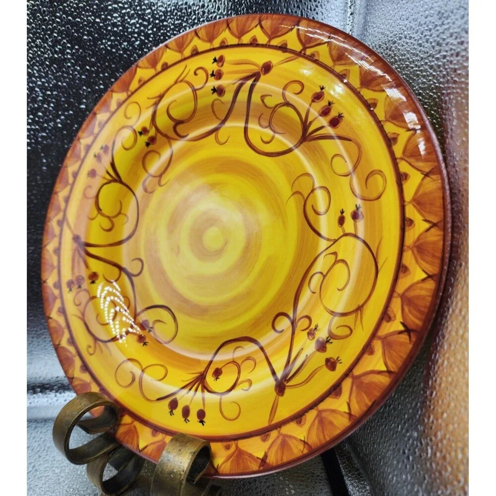 Pier 1 Imports Hand Painted Earthenware 